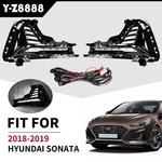 Led Daytime Running Drl Fog Lights Fits 2018-2019 Hyundai Sonata Lh&rh. Fixed Price $98.13.