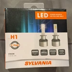 Sylvania H1 6000K Led Cool White Headlight 2 Bulbs Brand New - Free Ship. Fixed Price $56.67.