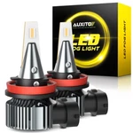 Auxito H11 H8 H9 Led Amber Yellow Fog Light Drl Bulbs Lamp Super Bright 6000LM. Fixed Price $20.89.