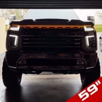 Recon 264001AMS 59" High Power Universal Led Drl Hood Light Amber. Fixed Price $59.95.