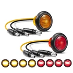 Partsam 3/4 Dual Function Led Lights - Strobe Inch, Amber+red. Fixed Price $31.55.