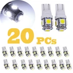 20X T10 W5W 194 Car Interior Exterior White 5LED 5050 Smd Wedge Side Light Bulb. Fixed Price $13.38.