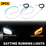 Auxito 24"/60CM Slim Amber Led Sequential Drl Turn Signal For Strip Headlight. Fixed Price $13.29.