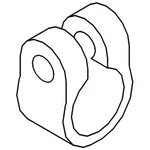 AL39317 Fits John Deere Jd Tractor Tie Rod Clamp 2140 2750 2950 3040. Fixed Price $27.86.