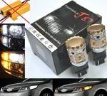 Canbus Led Switchback Light White Amber 3157 Two Bulb Front Turn Signal Upgrade. Fixed Price $36.90.