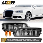 Euro Smoke Front Bumper Side Marker Lights Pair For 2005-2011 Audi A6 S6 C6. Fixed Price $19.95.