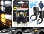 Led Switchback Light 4014 White Amber 3157 Bulbs Resistors Front Turn Signal Jdm. Fixed Price $23.10.