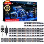 Nilight 8PCS Motorcycle Rgb Led Strip Lights,. Fixed Price $62.99.
