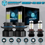 Ironwalls H13 9140 Led Headlights High Low Fog 2004-2014 Ford F-150. Fixed Price $79.98.