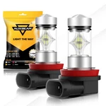 2X Auxbeam H8 H11 Led Fog Light Bulbs Super Bright White For Audi A3 A4 A5 A6 Tt. Fixed Price $17.99.
