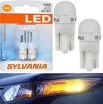 Sylvania Led Light 194 T10 Amber Orange Two Bulbs Front Side Marker Stock Lamp. Fixed Price $19.95.