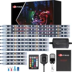 Ditrio 12PCS Underglow Rgb Led Strip Light Kit Dc 12V With Red Blinking Brake. Fixed Price $64.78.