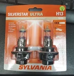 Sylvania H13 Silverstar Ultra (9008)HIGH Performance Halogen Headlight 2 Bulbs. Fixed Price $26.50.