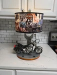 Vintage Harley Davidson Heritage Softail Table Lamp/night Light, W/sound - 2004. Fixed Price $79.99.