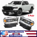 Pair For 2019 2020 2021 Dodge Ram 1500 Full Led Headlights Headlamp W/ Drl Rh Lh. Fixed Price $310.15.