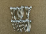 25 New Frosted White 8V 12V Grain-of-wheat Led Light 10V Lamp Bulb 4MM Bare Wire. Fixed Price $24.00.