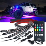 Xprite 4PC 5050 Rgb Led Ambient Lights Strip Underglow Neon Tube Kit. Fixed Price $33.59.
