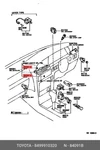 Genuine Oe Halogen Lamp, 8499910320 For Toyota 84999-10320. Fixed Price $9.41.