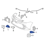 For Toyota Camry 2018-2020 8934106070C3 Rear Parking Aid Sensor. Fixed Price $235.32.