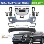 For 2016 2017 Gmc Terrain Denali Front Bumper Cover Assembly Grille Kit With Drl. Fixed Price $464.00.