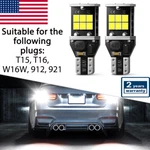 2X Auxito T15 921 912 W16W 6500K White 15-LED 2835SMD Backup Reverse Light Bulbs. Fixed Price $9.49.
