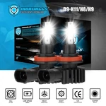 Ironwalls H8 H11 H9 Led Headlight Bulbs Low Beam Super Bright 6000K White 2200W. Fixed Price $24.99.