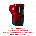 2022-2025 Ford F150 Lightning Left Led Taillight Rear Lamp NL34-13B505-AG. Fixed Price $579.26.