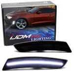 Smoked Lens Front White Led Side Marker Lights For Chevy Camaro Cadillac Ats Cts. Fixed Price $27.09.