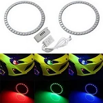 Rgb Multi-color Led Angel Eyes Halo Rings Kit For Scion Frs Subaru Brz Headlight. Fixed Price $36.99.