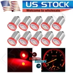 10PCS Red Led Dashboard Cluster Gauge Indicator Light Bulb BA9S For Chevrolet. Fixed Price $32.09.
