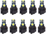 Blyilyb 10-PACK T5 Led Bulb With Twist Lock Socket PC74 PC37 Dashboard Ins. Fixed Price $19.08.