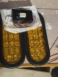 Whelen ULF22 2-OUTLET Led Flasher + 6 Federal Signal Amber Lights. Fixed Price $129.99.