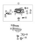 Genuine Mopar Daytime Running Lamp Left 68187875AA. Fixed Price $395.68.