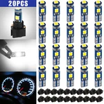 20PCS White T5 73LED 3030SMD Instrument Cluster Dash Light Bulb Kit Twist Socket. Fixed Price $10.35.