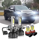 For Toyota Tundra 2014-2021 Combo Led Headlight High/low Beam Fog 4X Bulbs. Fixed Price $33.99.