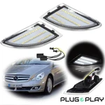 Clear Lens White Led Side Marker Lights Pair For 2006-2010 Mercedes W251 R-class. Fixed Price $32.99.