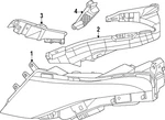 Genuine Nissan Daytime Running Light 26125-7BA0B. Fixed Price $414.04.