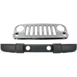 Grille For 2007-2016 Jeep Wrangler Front Chrome Shell And Insert Kit. Fixed Price $265.88.
