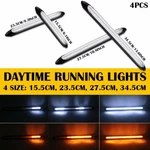 2X Led Switchback Drl Tube Light Strip Amber White Sequential Flow Turn Signal. Fixed Price $18.99.