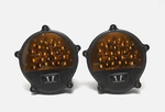 Hmmwv Turn Signal Light Front Amber Led M35 Military Black 24V - QTY:2. Fixed Price $224.50.