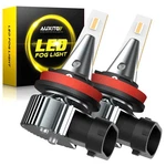 Auxito H8 H11 H16 Fog Light 100W Led Driving Bulb Drl Yellow Golden 3000K 2/4X. Fixed Price $8.54.