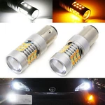 White/amber High Power 28-SMD 1157 Switchback Led Bulbs For Turn Signal Lights. Fixed Price $25.09.
