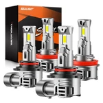 Led Fog Lights Bulb 9005+H11 80000LM Bright White 6500K 4 Pack Sealight Combo. Fixed Price $50.00.