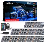Nilight TL-35 12PCS Motorcycle Rgb Led Kit Strip Lights. Fixed Price $85.99.
