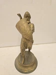 Antique 1893 Chambers Cigar Lighter Figural Knight Us Electric Lamp Co. Fixed Price $689.95.