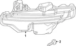 Genuine Mazda Daytime Run Lamp DN4E-51-060. Fixed Price $560.76.