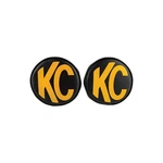 Kc Hilites 5102 6" Black Vinyl Light Covers (pair) With Yellow Logo. Fixed Price $44.95.